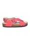 Red Cross Strap Sandals - 2
