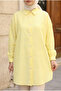 Women's Lace-Up Striped Tunic Shirt 80 cm - 4