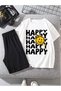 Men's T-Shirt Shorts - T-Shirt with Shorts Bottom Top Set Elemek Printed Crew Neck