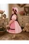 Gingham Pink Baby Girl Dress Birthday Holiday Dress Children's Dress - 2