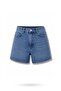Blue Straight Cut Denim Shorts 1511