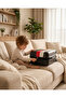 Kids Stripe Printed ABS Lightweight 17 Inch (7kg) Cabin Size Luggage, 8 Wheels, Combination Lock Suitcase - 2