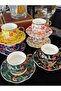 ESTERHOMEDECOR porcelain coffee cup set for 6 people