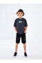 Lcw Kids Anthracite Oversize Crew Neck Boys T-Shirt - 2