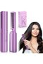 Rechargeable Mini Hair Straightener Brush | 3-in-1 Cordless Hair Styler for Curling, Straightening & Smoothing | Adjustable Temperature | Portable & Travel-Friendly - 2