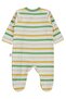 Striped 1-9 Month Jumpsuit - Ecru - 2