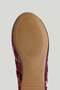 Brown Floral Ballerina Shoes - 5