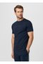 Blue Pure Cotton Men Premium T-Shirt - 6