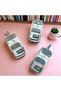 Pencil Case Sporty Large Capacity Korean Style Pen Holder with Pockets - Gray - 3