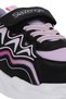 Explorer I Girls' Velcro Black / Purple Casual Sneakers - 4