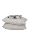 طقم ملاءات سرير كينج من 4 قطع مطبوع من قماش البيركال T180 أنجيلينا - 5