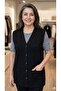 New Season 80cm Length Combed Cotton Vest with Front Buttons and Pockets