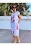 Italian Kaşkorse Linen Kozmoz Dress White - 4