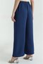 Elastic Waist Aerobin Palazzo Women's Trousers - 4