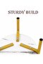 Side Table 2-Tier Round Marble Finish Top 60x30cm - End Coffee table MDF desktop with below Storage Accent Table for Living Room, Balcony, Sofa side Table - White - 5