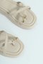 Diana Flip Flop Thermo Non-Slip Sole Gold Stone Detailed Sandals - 2