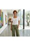 Short Sleeve Women's Muslin Crop