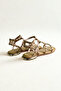 Beige Pin Women's Gladiator Sandals Ew4042 - 7