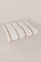 Serene Coffee-Mustard Striped Tv Blanket 130 X 170 5065A - 4