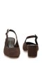 26S-6300 Brown Women's Heeled Shoes - 5
