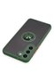 Ilkeshop New Galaxy S23 Plus Case Montreal Silicone Cover with Ring (151846) - Green - 4