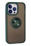 Ilkeshop New iPhone 15 Pro Max Case Montreal Ringed Silicone Cover (191344) - Green - 3
