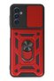 Ilkeshop New Galaxy M14 5g Case Pars Silicone with Lens Ring (185612) - Red