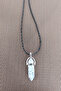 White Turquoise Natural Stone Pendant Original Gemstone Pendant Nail Cut Natural Stone Pendant - 4