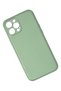 Ilkeshop New iPhone 12 Pro Case Coco Leather Silicone Cover - (01722) Green - 2