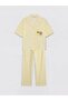 Shirt Collar Striped Women's Pajama Set (S6) - 5
