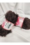 Yumoş Bearded Dark Brown Hand Knitting Yarn 100Gr. (2 Pieces) - Color: 34 - 2