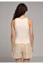Slim Fit Women's Ecru Tank Top - 2