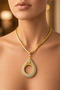 Women'S, Gift-Giving Stone Drop Necklace - Special Design (2 Years Color Guarantee) - 3