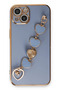 Ilkeshop New iPhone 14 Plus Case Esila Silicone (103003) - Gray - 2