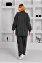 PLUS SIZE CREPE SUIT WITH JACKET AND TROUSERS - 3