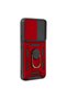 Ilkeshop New Galaxy S24 Case Pars Lens Ring Silicone (124501) - Red - 2