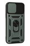 Ilkeshop New iPhone 13 Pro Case Pars Lens Ring Silicone (125242) - Green - 2