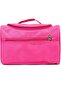 Travel Toiletry Organizer Bag, 3 Pocket inside, Lined Interior (Pink) - 5