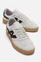 Women's Double-Faced A-Li Skin Sports Shoes Stone Black