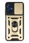 Ilkeshop New Poco M5 Case Pars Silicone with Lens Ring (163930) - Gold