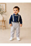 Baby Boy 100% Cotton Bodysuit Shirt Salopet Suit Wedding Mevlüt