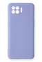 Ilkeshop New Reno 4 Lite Case Nano Inside Velvet Silicone (194720) - Lilac