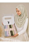 Elegant Shiny Chiffon Hijab- Assorted 6Pcs in Box - 3