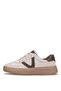 26by227.170 Women's Genuine Leather Classic Sneaker Beige - 4