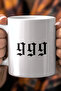 كوب سيراميك أبيض بتصميم 999 من أندرويد 330ml مطبوع من أندرويد - 2