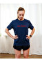 Eww People Written Printed Navy Blue Unisex 100% Cotton T-Shirt - 4