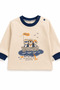 Baby Set 100% Cotton Long Sleeve Printed Top and Bottom - 3