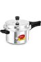 Aluminum Pressure Cooker, Silver, 5 Litres - 2