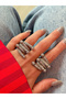 Steel Design Spiral Ring - 3