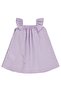 Sequin Drawstring Embroidered Ruffle Dress for 6-18 Months - Lilac - 3